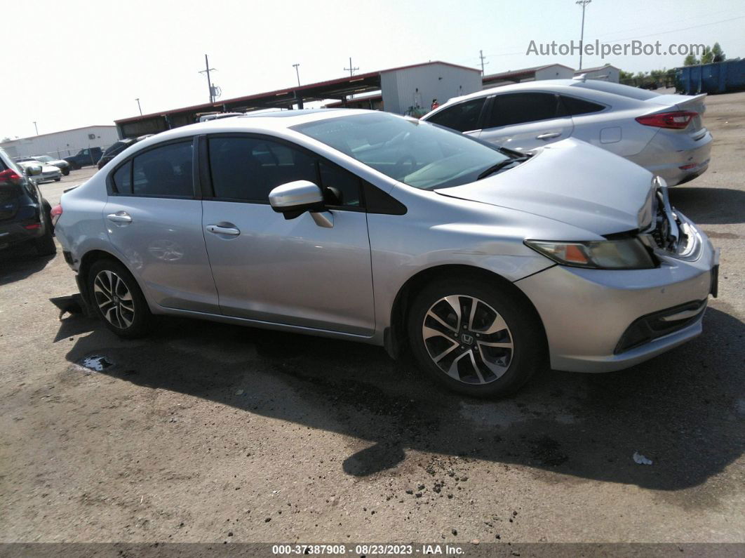 2015 Honda Civic Sedan Ex Silver vin: 19XFB2F85FE027045