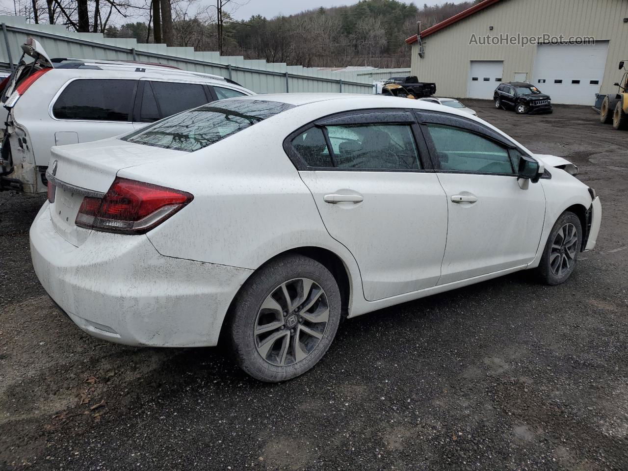 2015 Honda Civic Ex White vin: 19XFB2F85FE042564