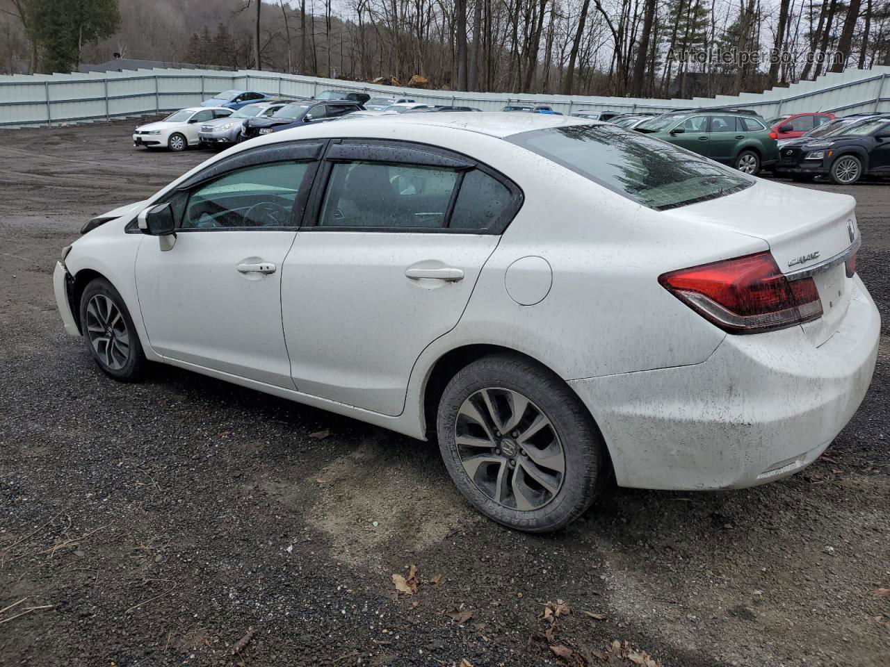 2015 Honda Civic Ex White vin: 19XFB2F85FE042564