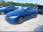 2015 Honda Civic Sedan Ex Blue vin: 19XFB2F85FE213619