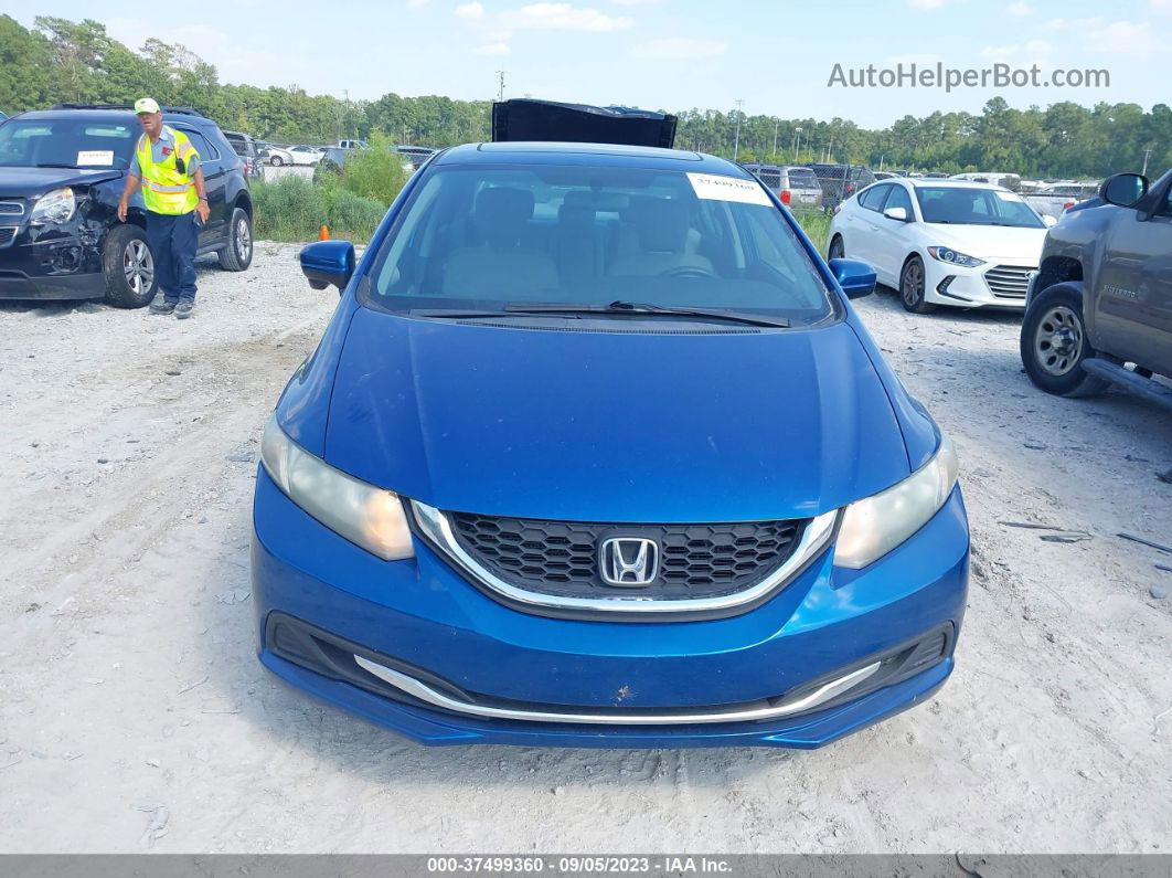 2015 Honda Civic Sedan Ex Blue vin: 19XFB2F85FE213619