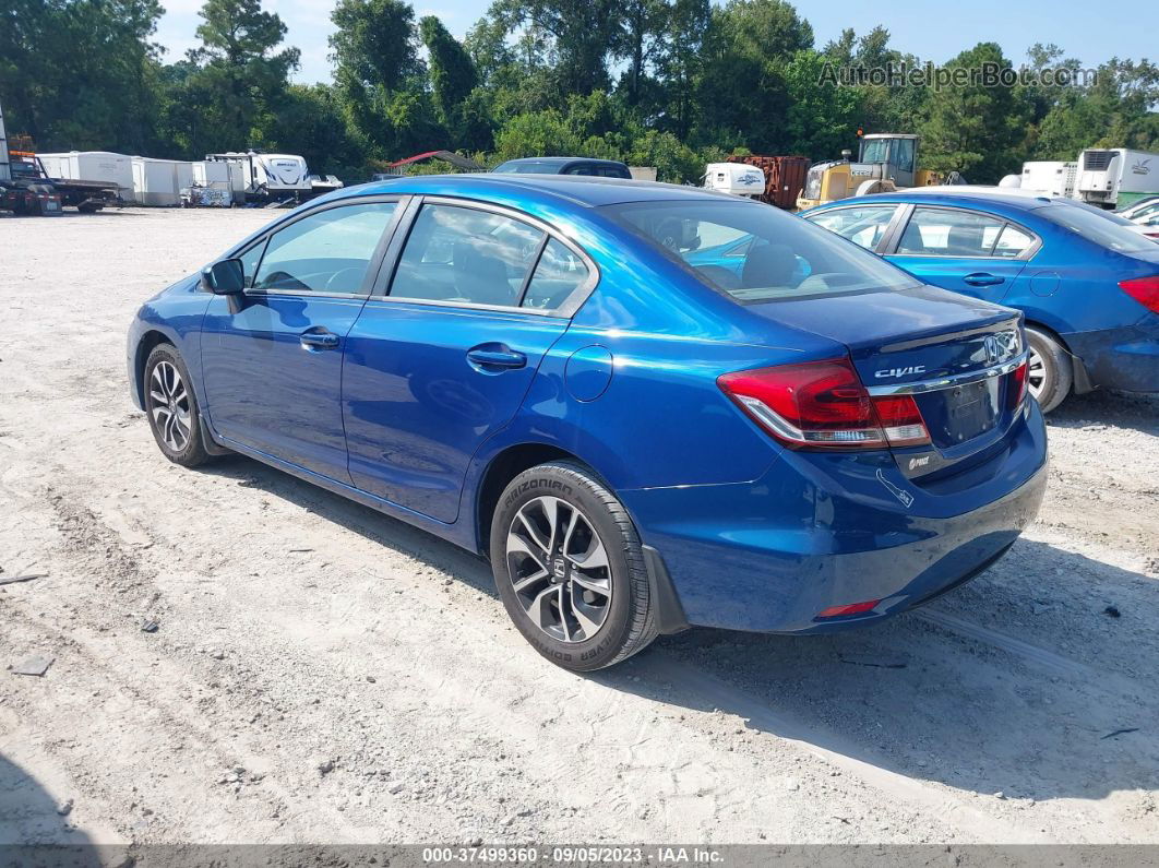 2015 Honda Civic Sedan Ex Blue vin: 19XFB2F85FE213619