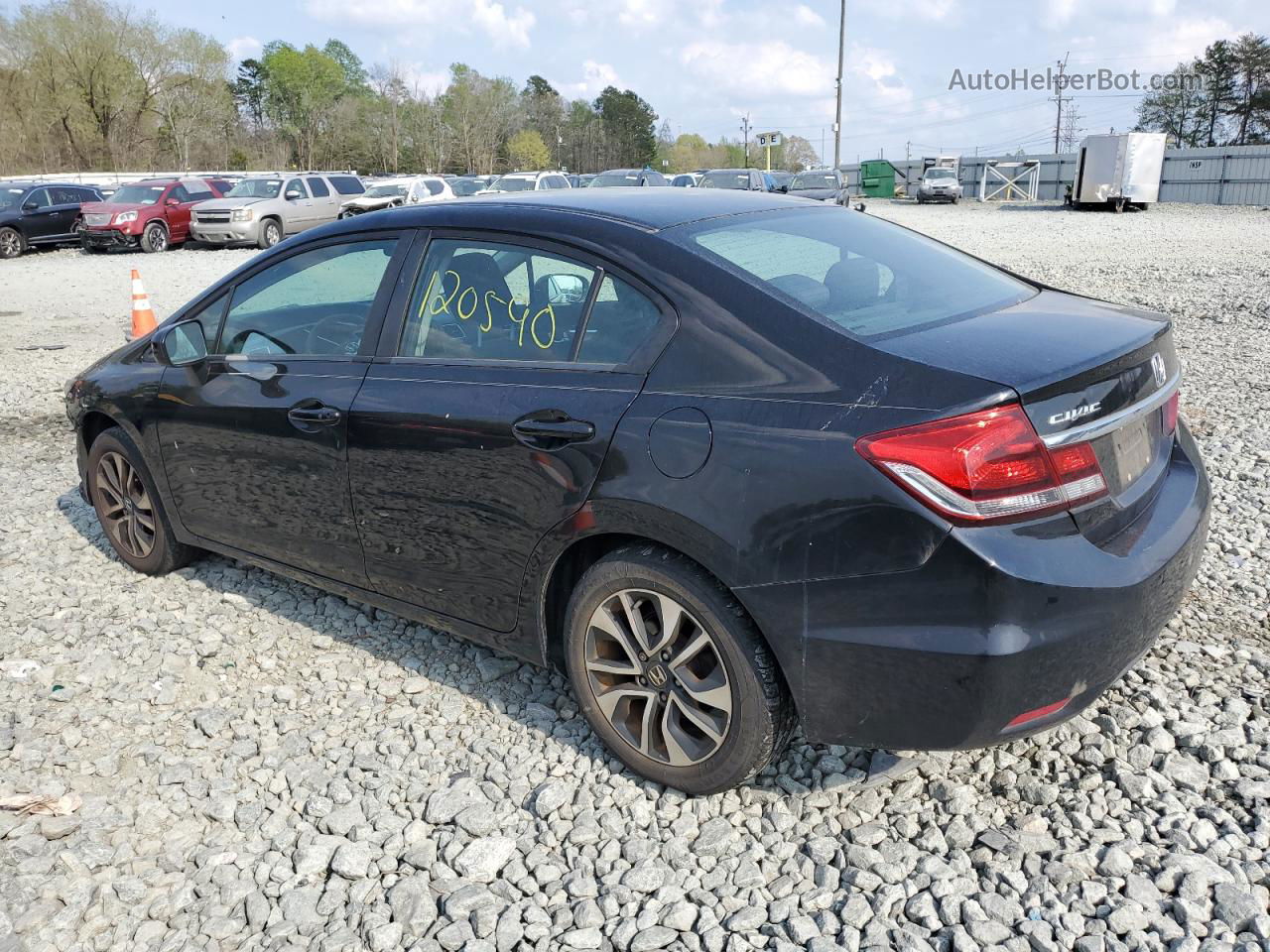 2015 Honda Civic Ex Black vin: 19XFB2F85FE244448