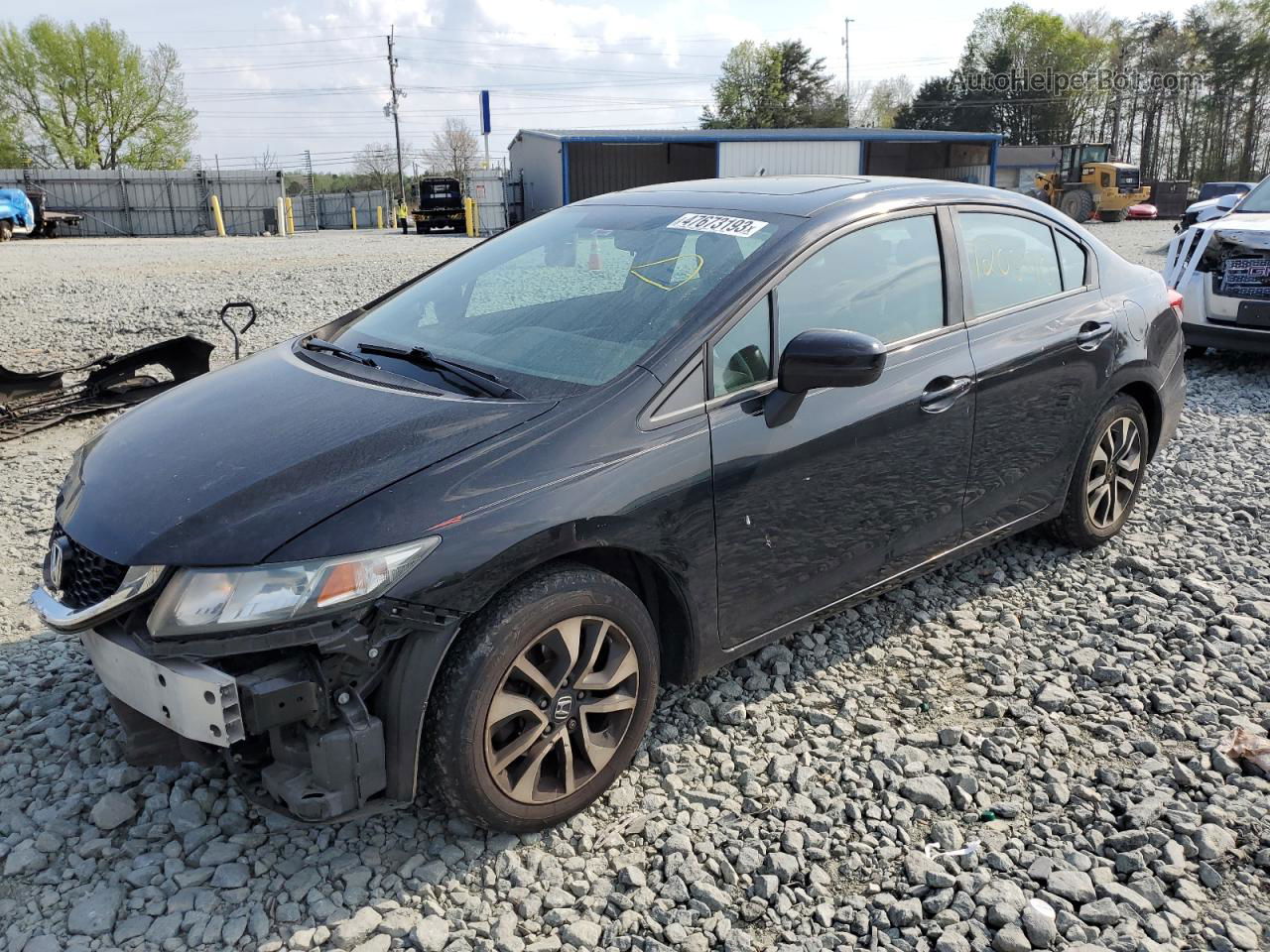 2015 Honda Civic Ex Black vin: 19XFB2F85FE244448