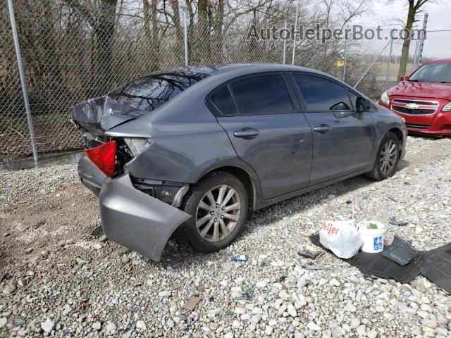 2012 Honda Civic Ex Gray vin: 19XFB2F86CE096161