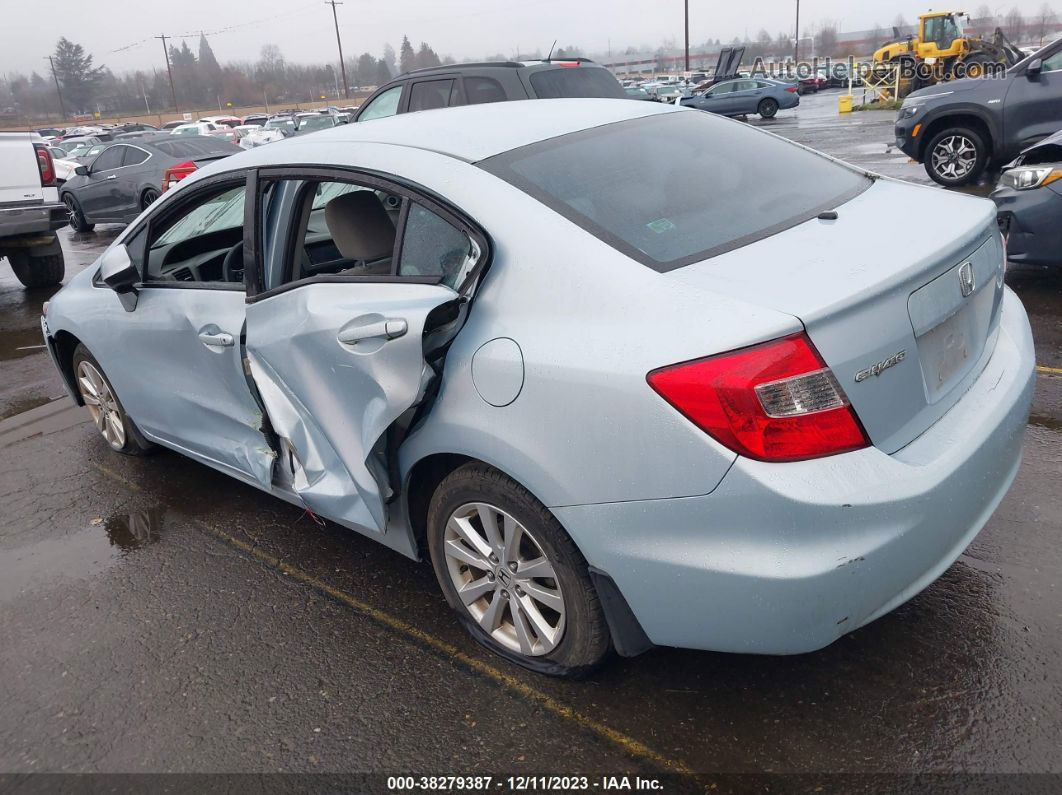 2012 Honda Civic Ex Blue vin: 19XFB2F86CE356574