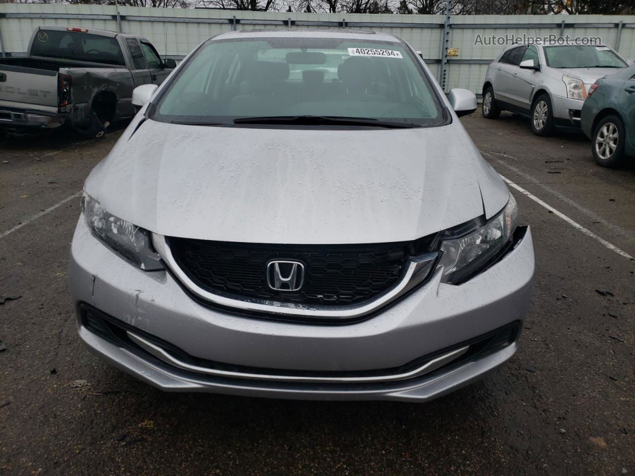 2013 Honda Civic Ex Silver vin: 19XFB2F86DE062609