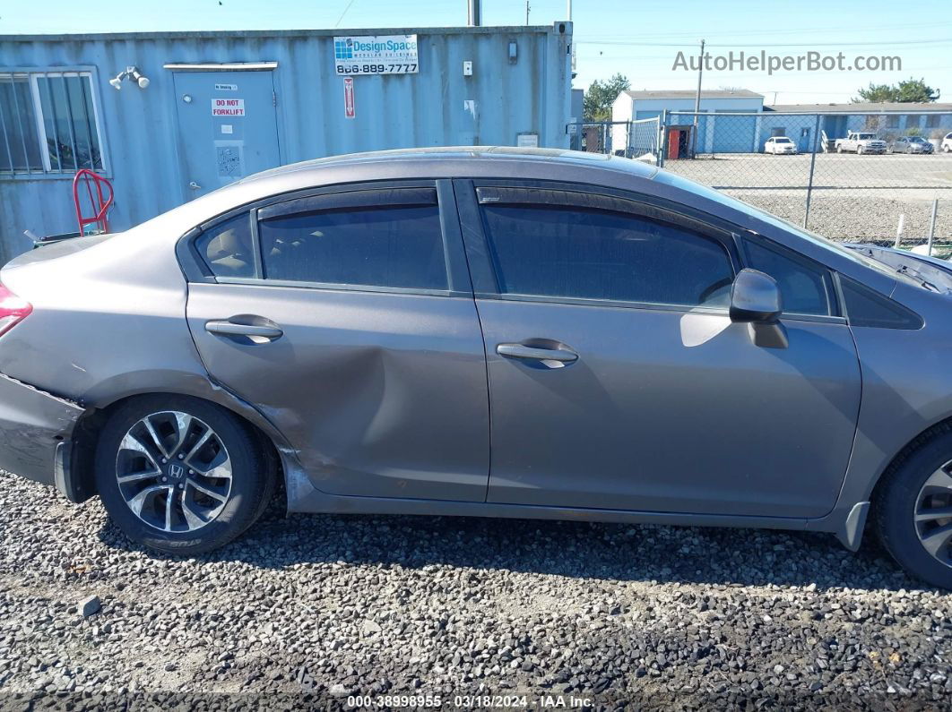 2013 Honda Civic Ex Gray vin: 19XFB2F86DE236680