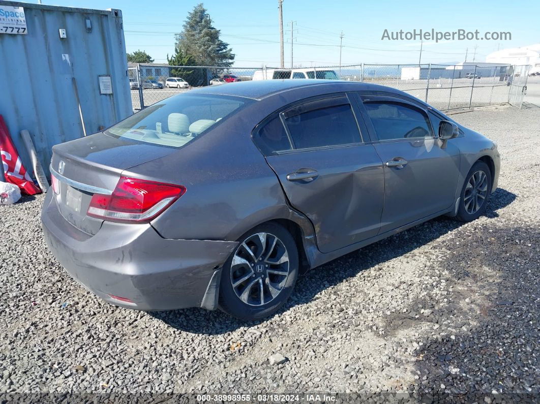 2013 Honda Civic Ex Gray vin: 19XFB2F86DE236680