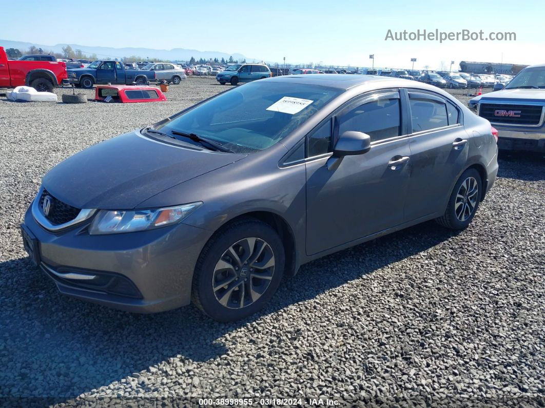 2013 Honda Civic Ex Gray vin: 19XFB2F86DE236680