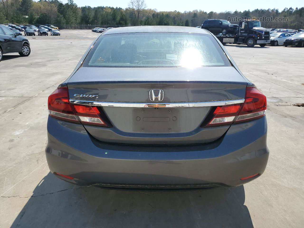 2013 Honda Civic Ex Gray vin: 19XFB2F86DE261658