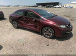 2014 Honda Civic Ex Burgundy vin: 19XFB2F86EE232338