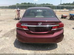 2014 Honda Civic Ex Burgundy vin: 19XFB2F86EE232338