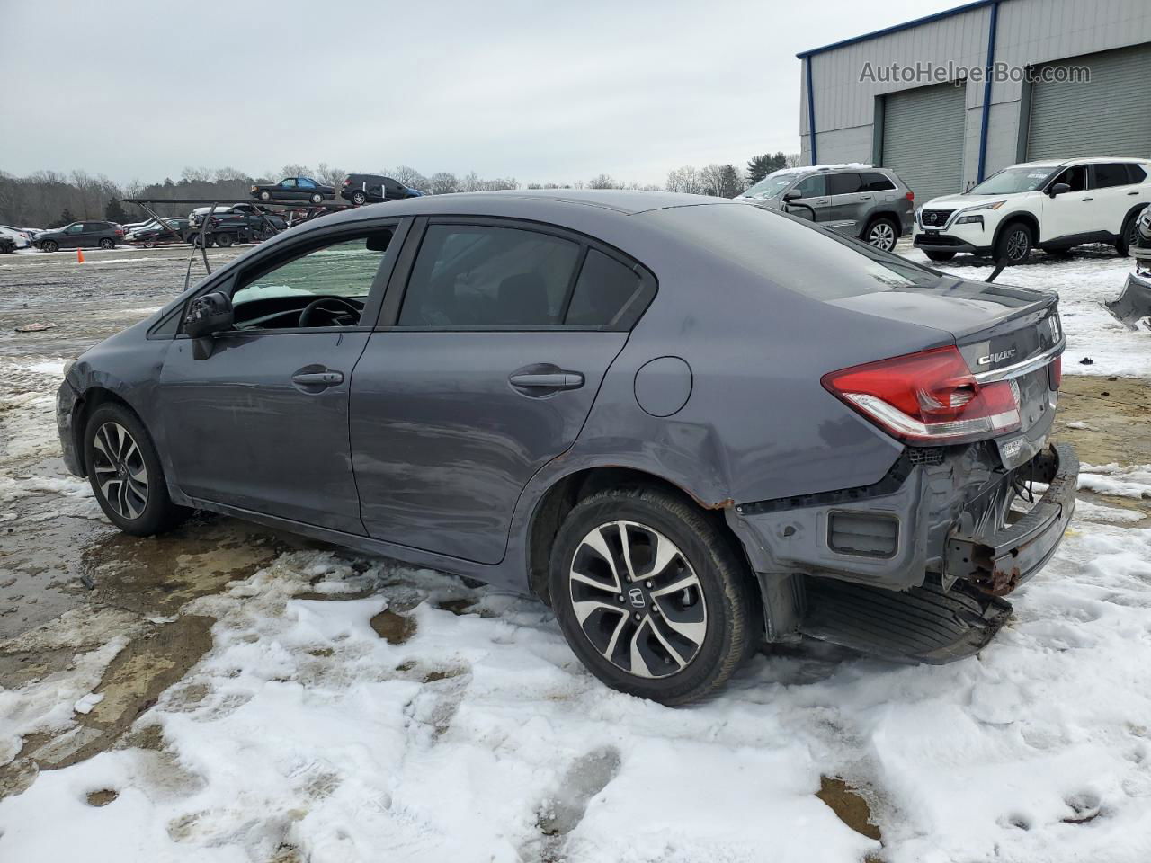 2014 Honda Civic Ex Gray vin: 19XFB2F86EE236907