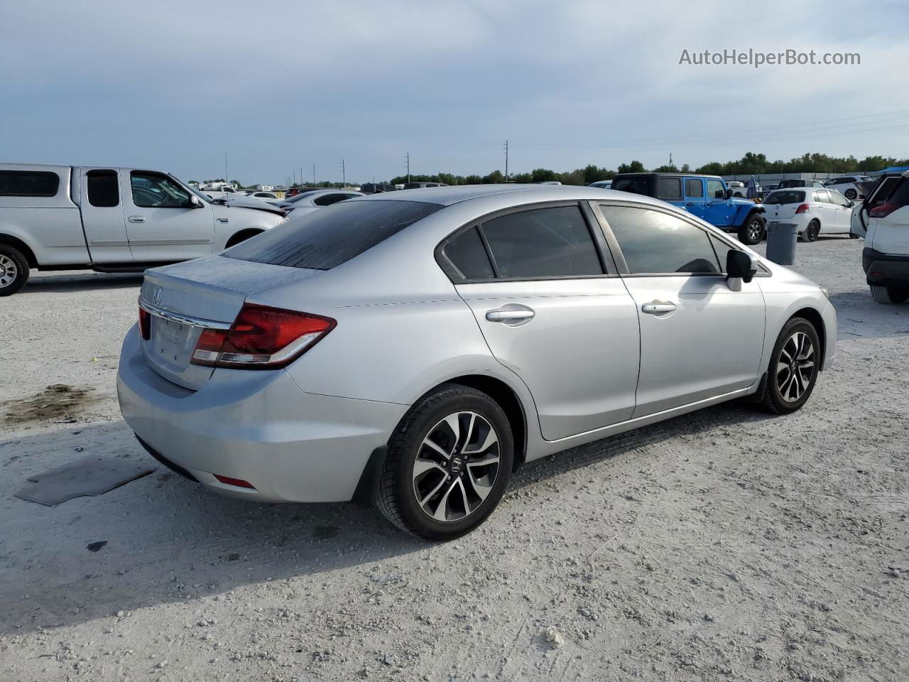 2015 Honda Civic Ex Silver vin: 19XFB2F86FE010156