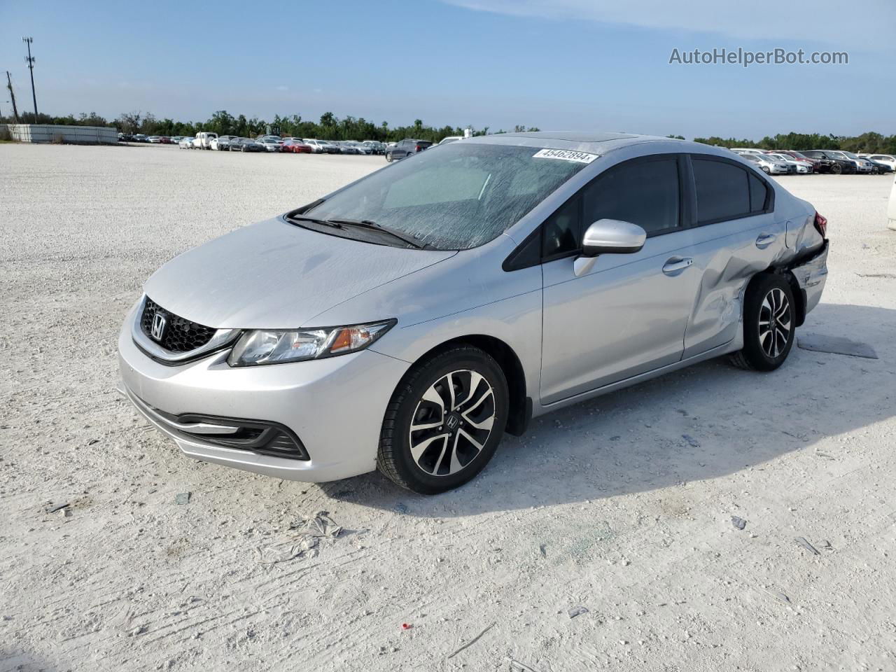 2015 Honda Civic Ex Silver vin: 19XFB2F86FE010156