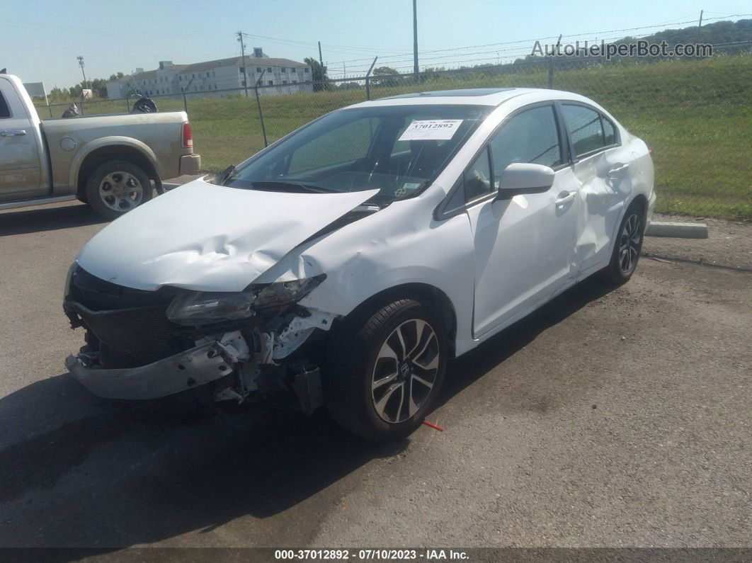 2015 Honda Civic Sedan Ex Белый vin: 19XFB2F86FE065660