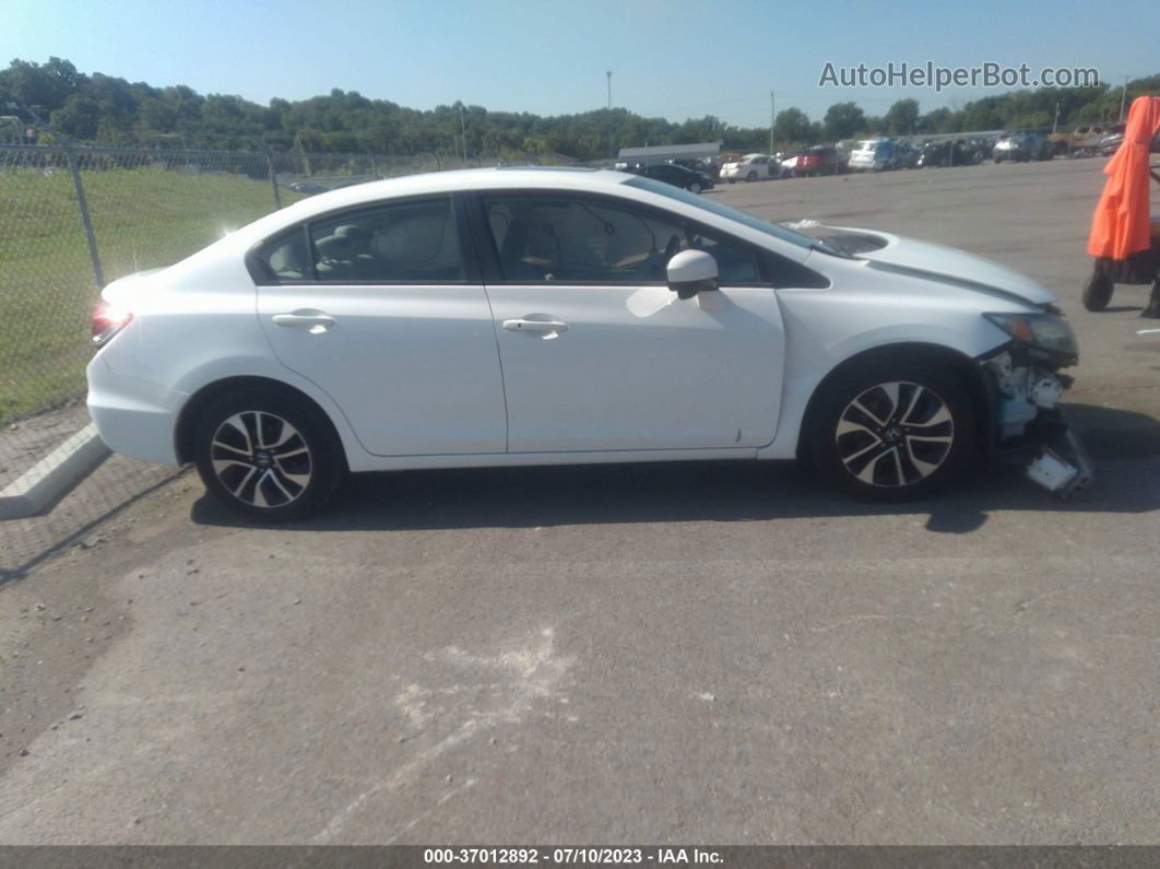 2015 Honda Civic Sedan Ex White vin: 19XFB2F86FE065660