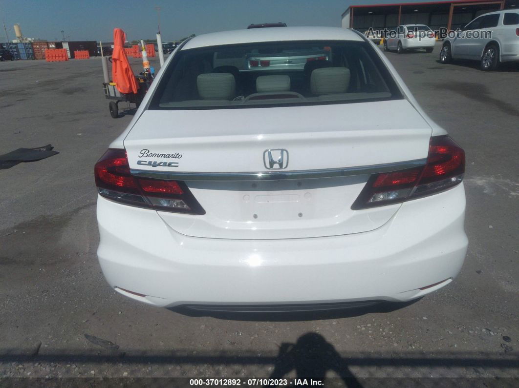 2015 Honda Civic Sedan Ex Белый vin: 19XFB2F86FE065660