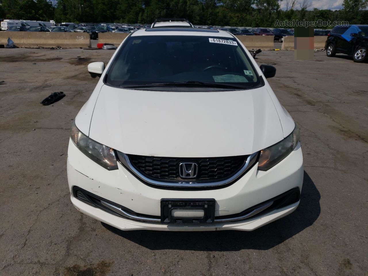 2015 Honda Civic Ex Белый vin: 19XFB2F86FE231112