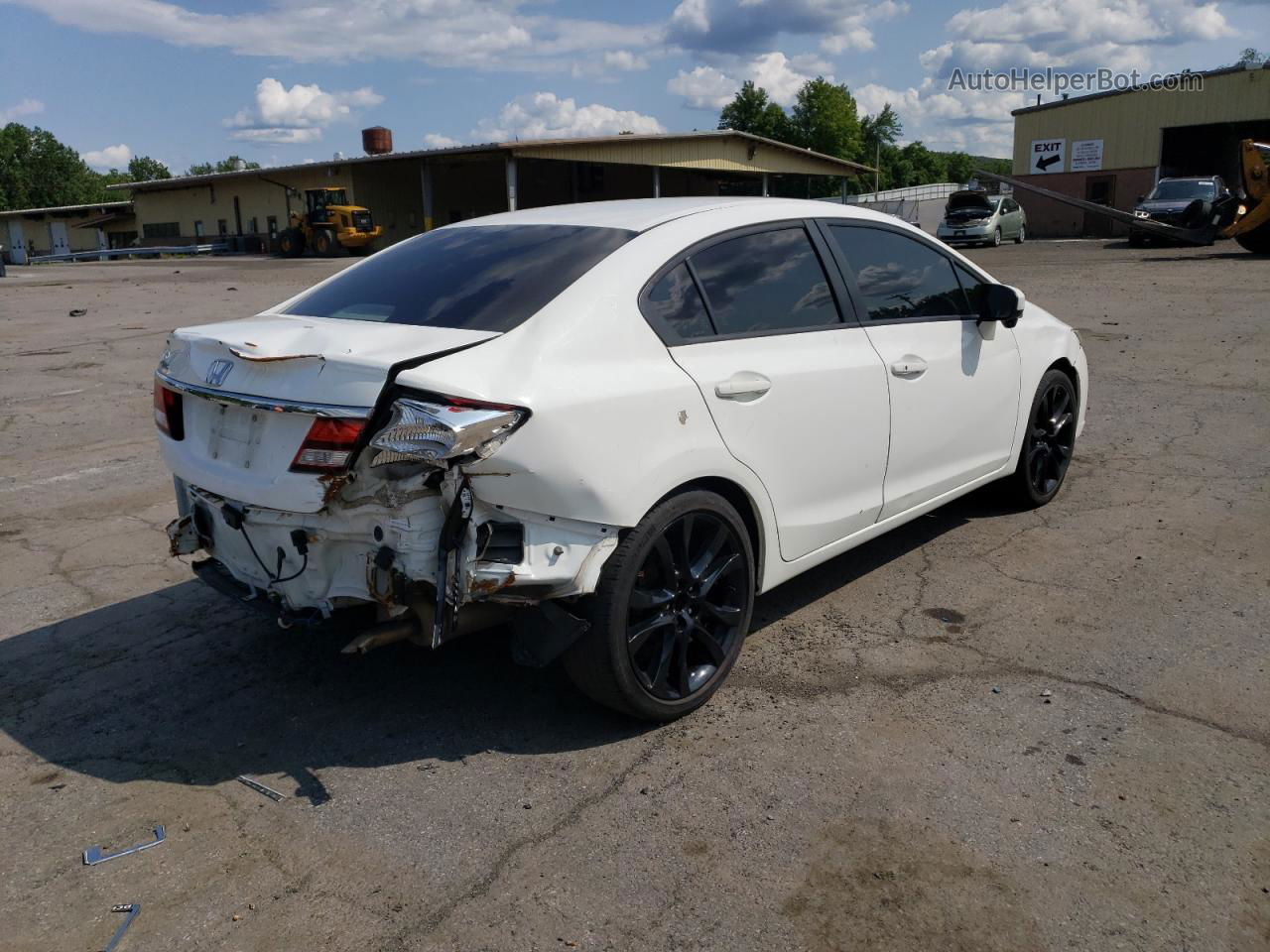 2015 Honda Civic Ex White vin: 19XFB2F86FE231112