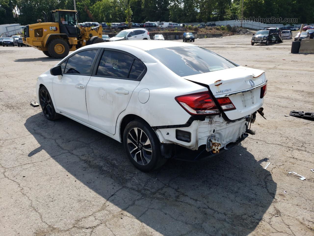 2015 Honda Civic Ex Белый vin: 19XFB2F86FE231112