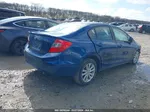 2012 Honda Civic Ex Blue vin: 19XFB2F87CE033425