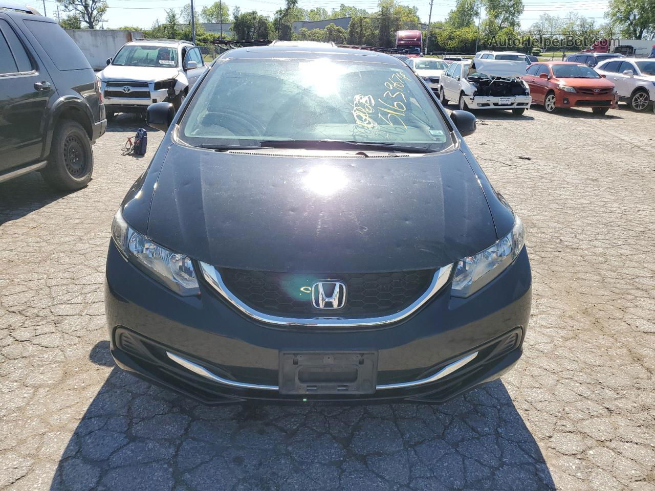 2013 Honda Civic Ex Black vin: 19XFB2F87DE001494