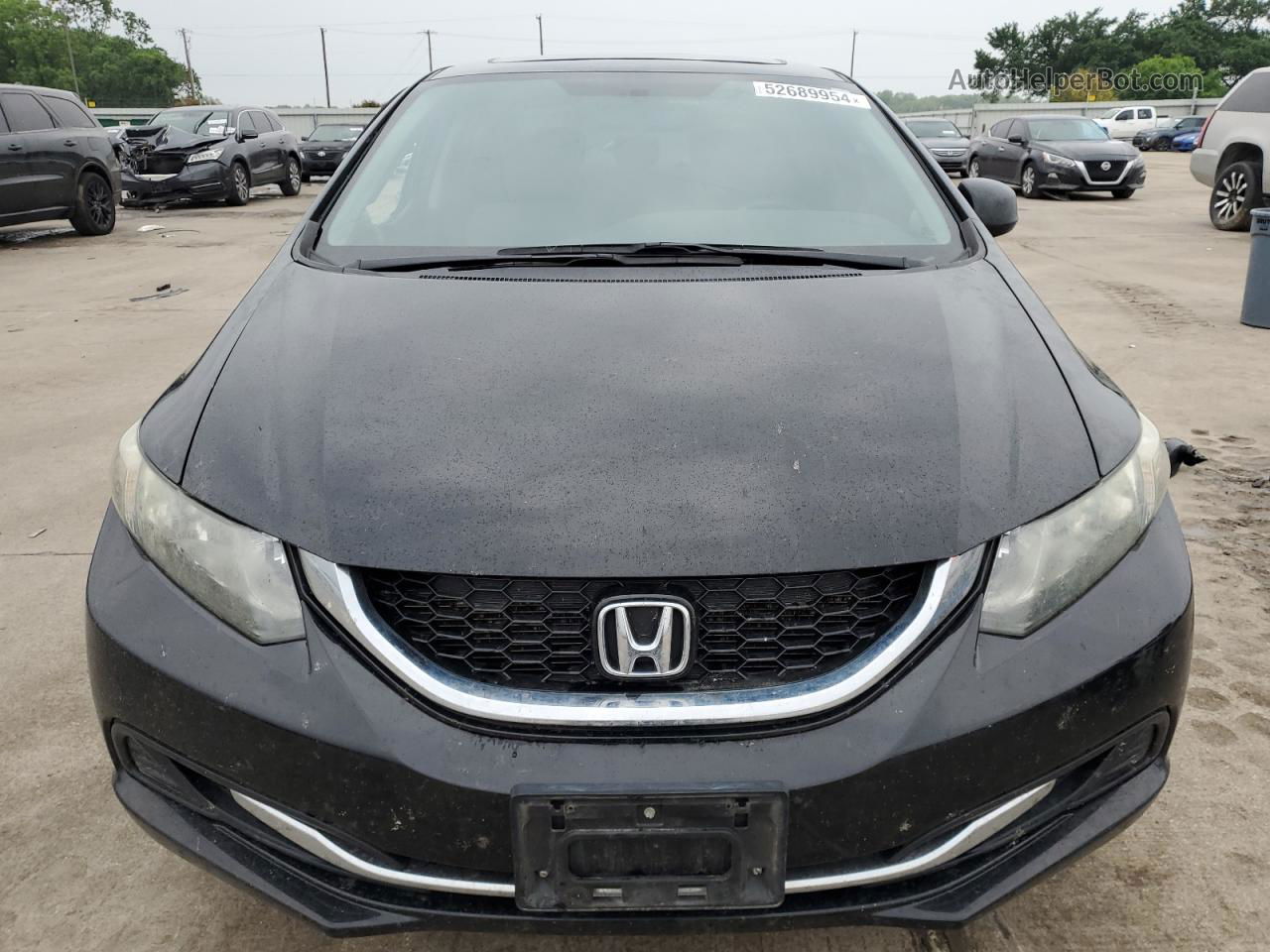 2013 Honda Civic Ex Black vin: 19XFB2F87DE014228