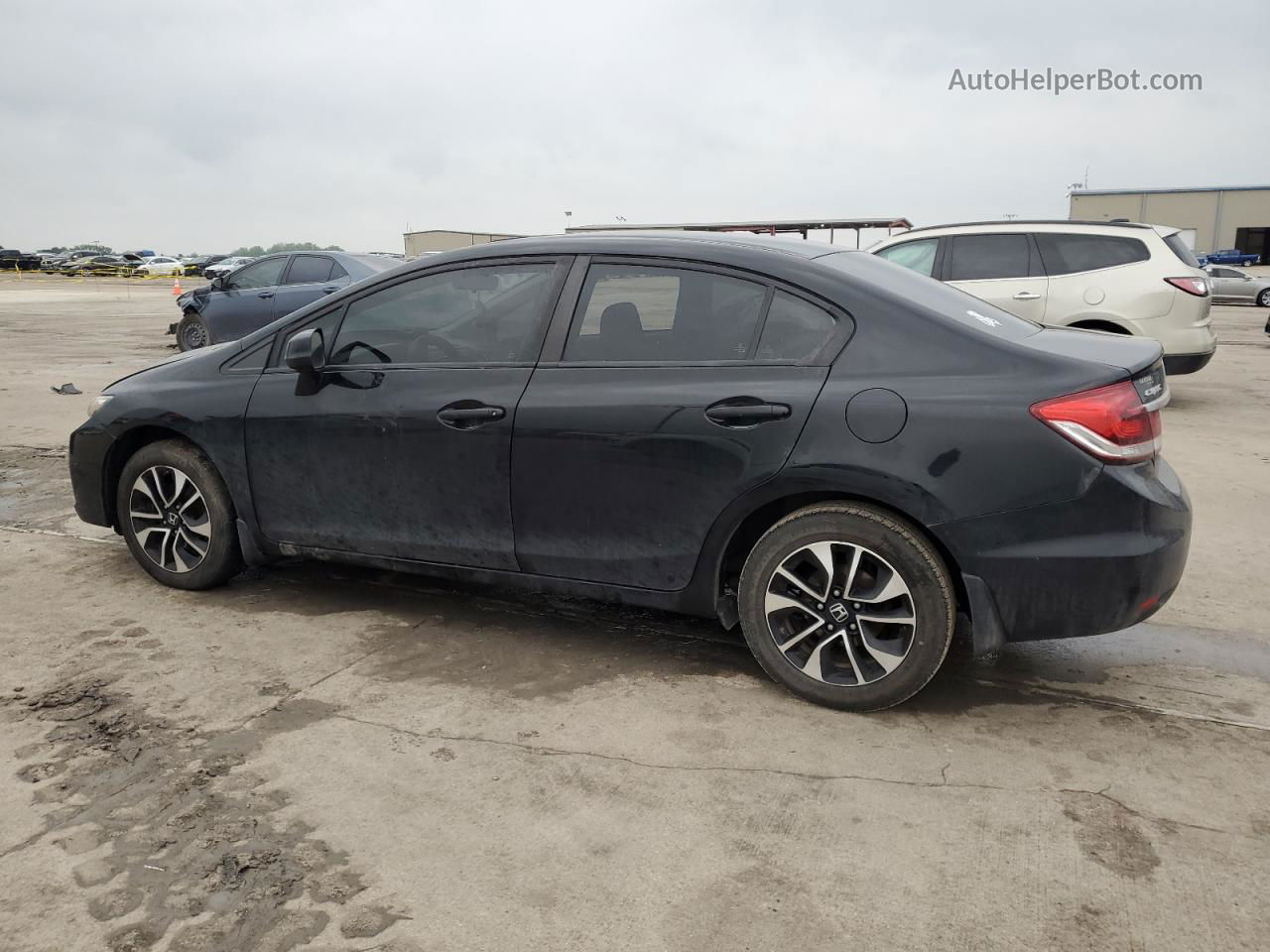 2013 Honda Civic Ex Черный vin: 19XFB2F87DE014228