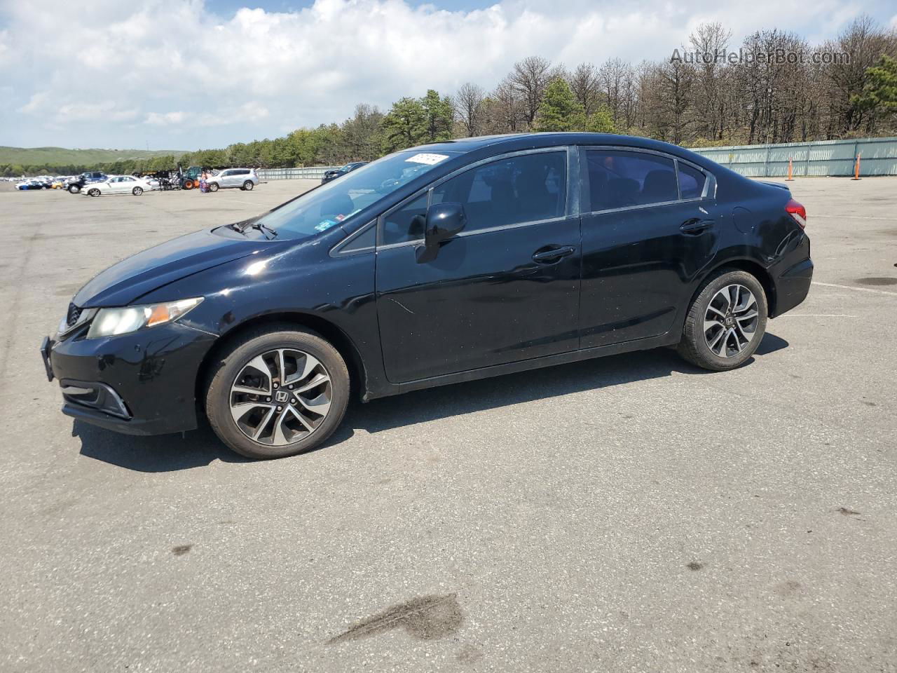 2013 Honda Civic Ex Black vin: 19XFB2F87DE230001