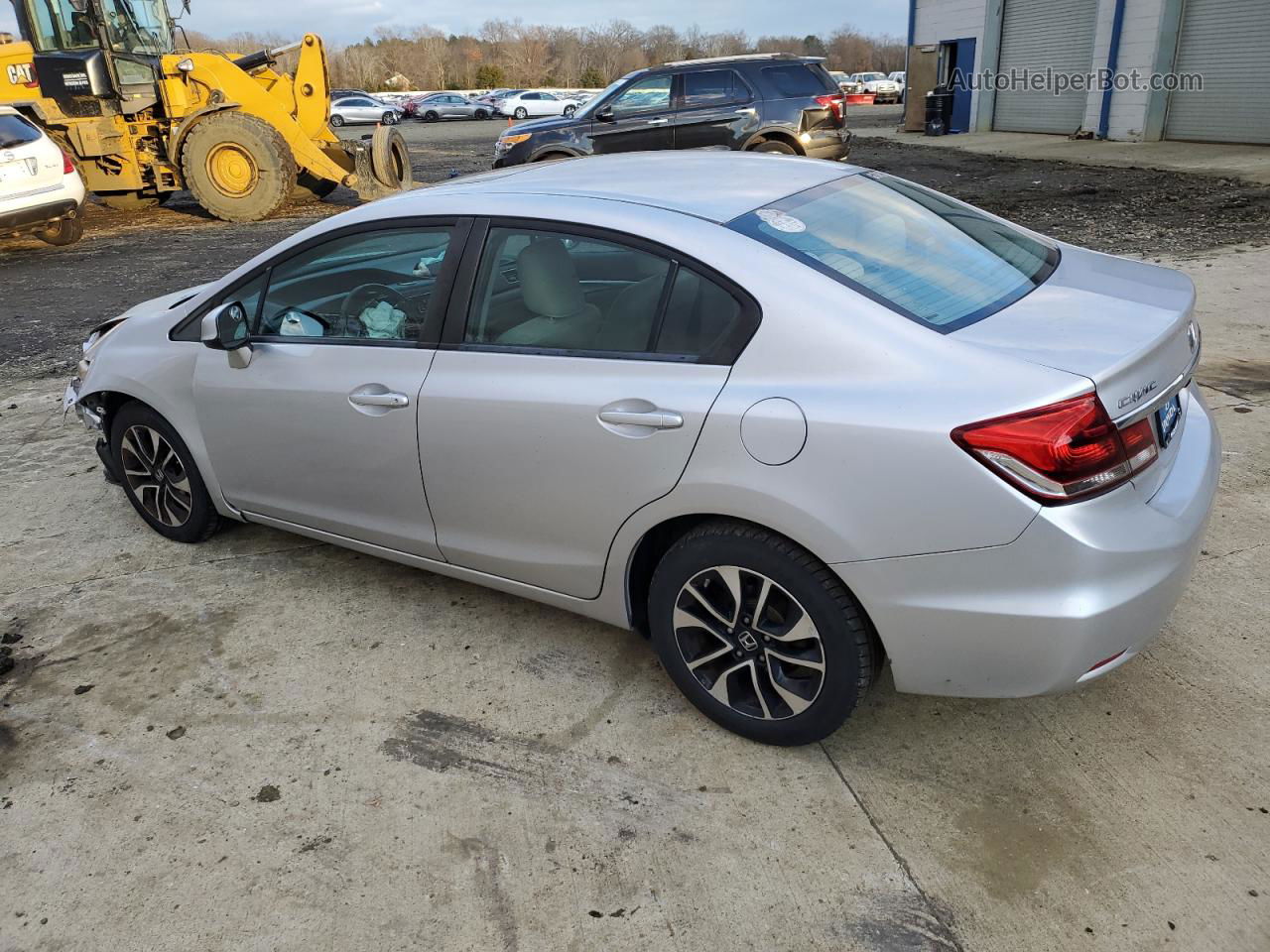 2013 Honda Civic Ex Silver vin: 19XFB2F87DE246344