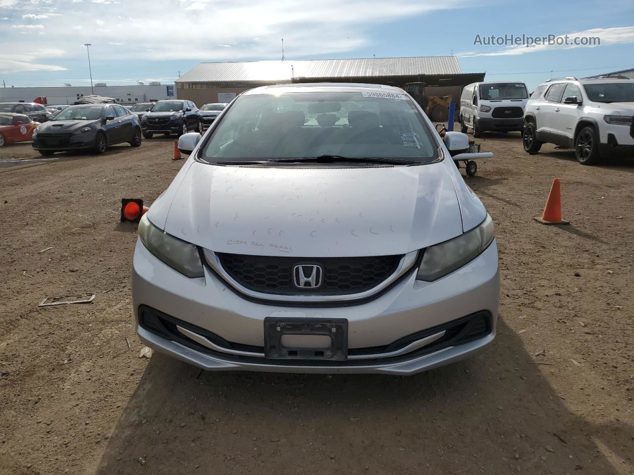 2013 Honda Civic Ex Серый vin: 19XFB2F87DE249566