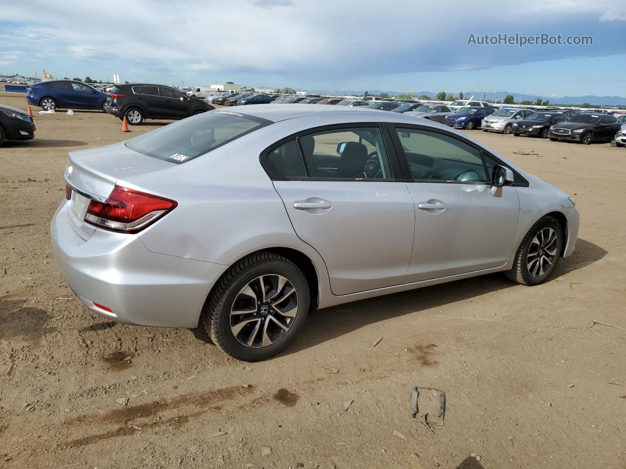 2013 Honda Civic Ex Gray vin: 19XFB2F87DE249566