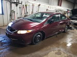 2014 Honda Civic Ex Burgundy vin: 19XFB2F87EE017356