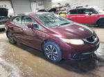 2014 Honda Civic Ex Burgundy vin: 19XFB2F87EE017356