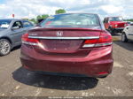 2014 Honda Civic Ex Maroon vin: 19XFB2F87EE022427