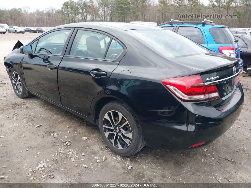 2014 Honda Civic Ex Черный vin: 19XFB2F87EE074222