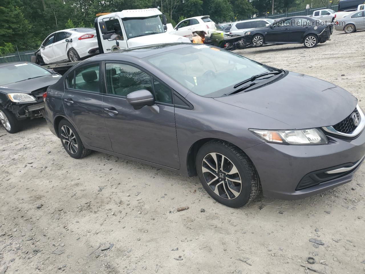 2014 Honda Civic Ex Charcoal vin: 19XFB2F87EE244644