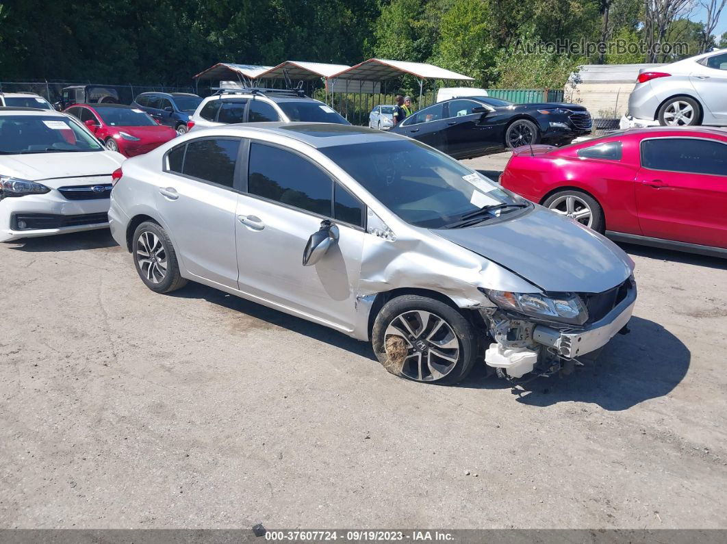 2014 Honda Civic Sedan Ex Silver vin: 19XFB2F87EE250329