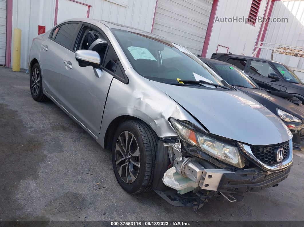 2014 Honda Civic Sedan Ex Gray vin: 19XFB2F87EE274551