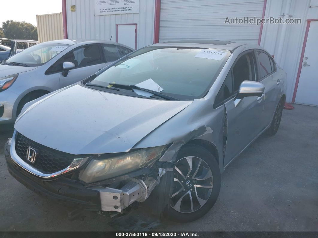 2014 Honda Civic Sedan Ex Gray vin: 19XFB2F87EE274551