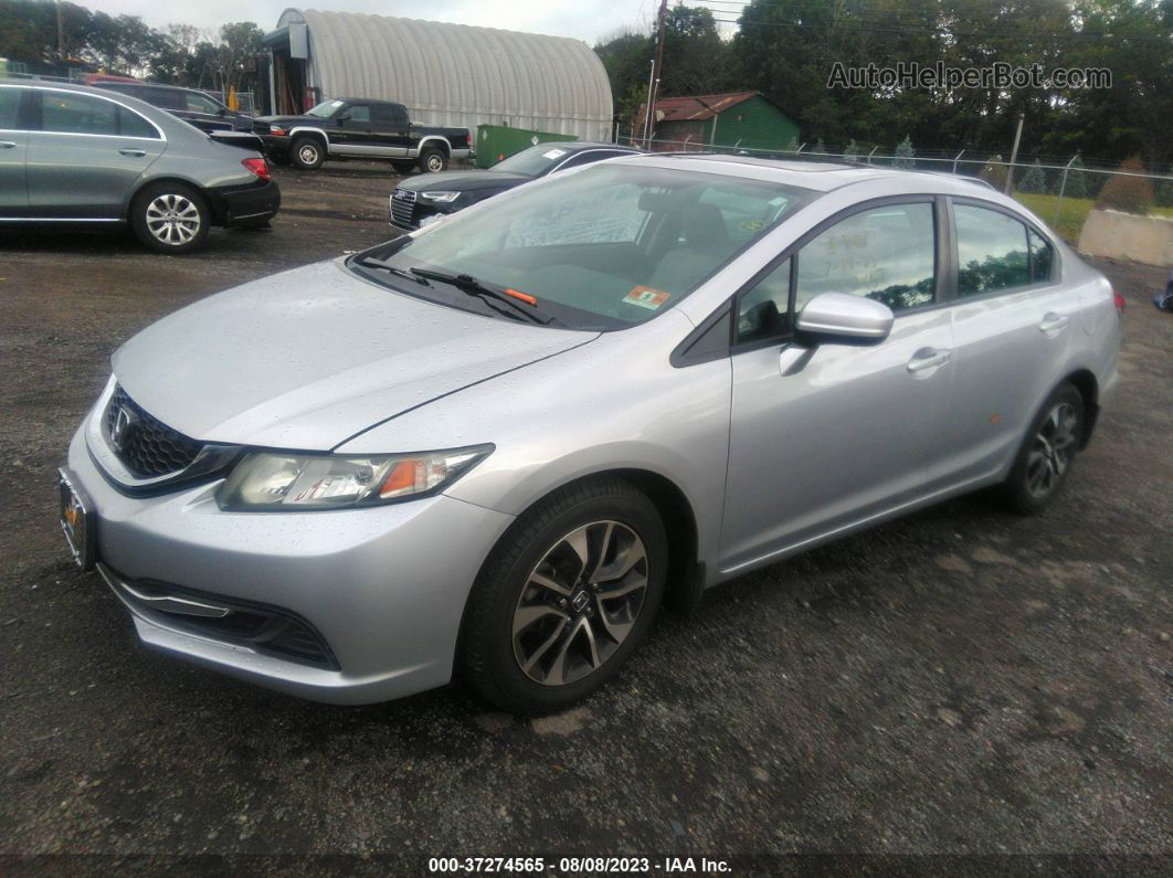 2015 Honda Civic Sedan Ex Silver vin: 19XFB2F87FE010165