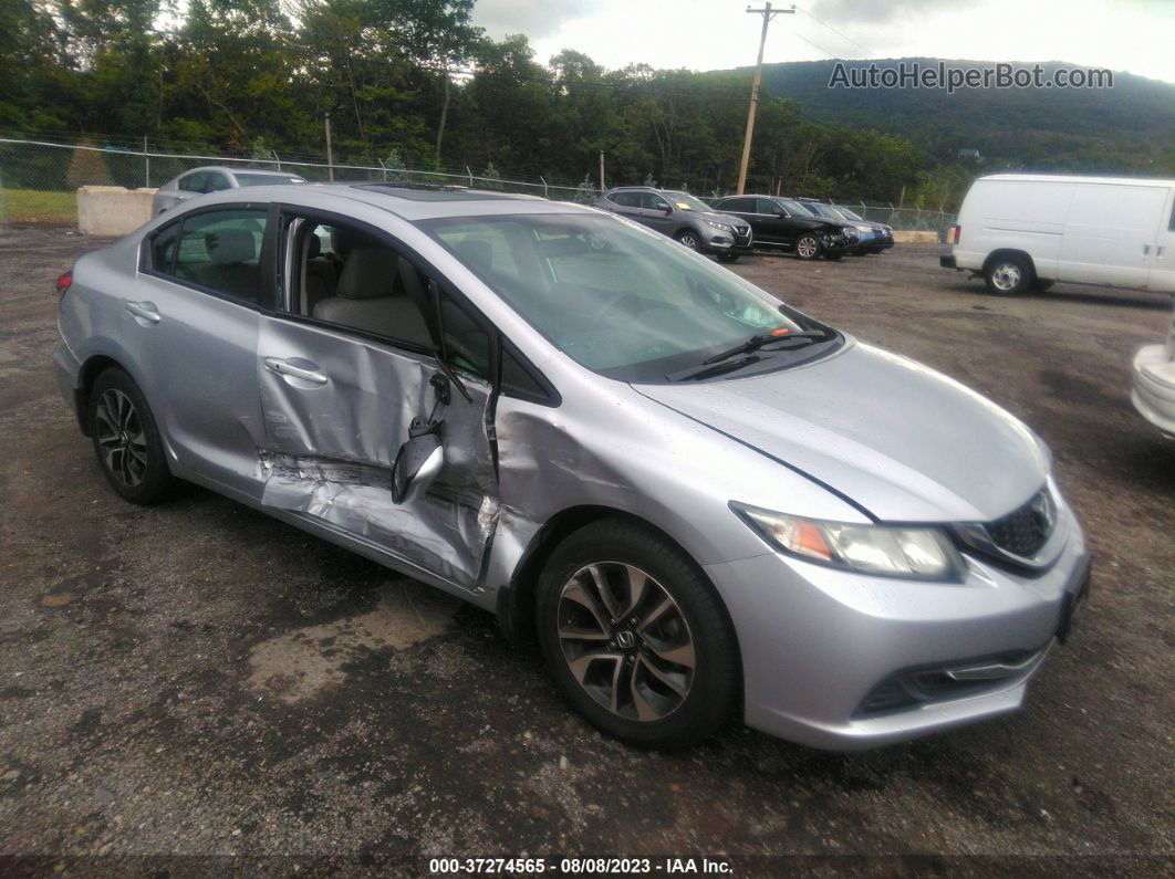 2015 Honda Civic Sedan Ex Silver vin: 19XFB2F87FE010165