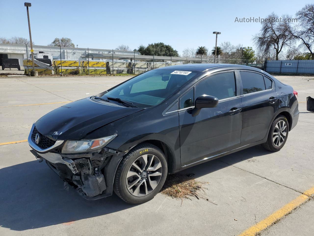 2015 Honda Civic Ex Black vin: 19XFB2F87FE205179