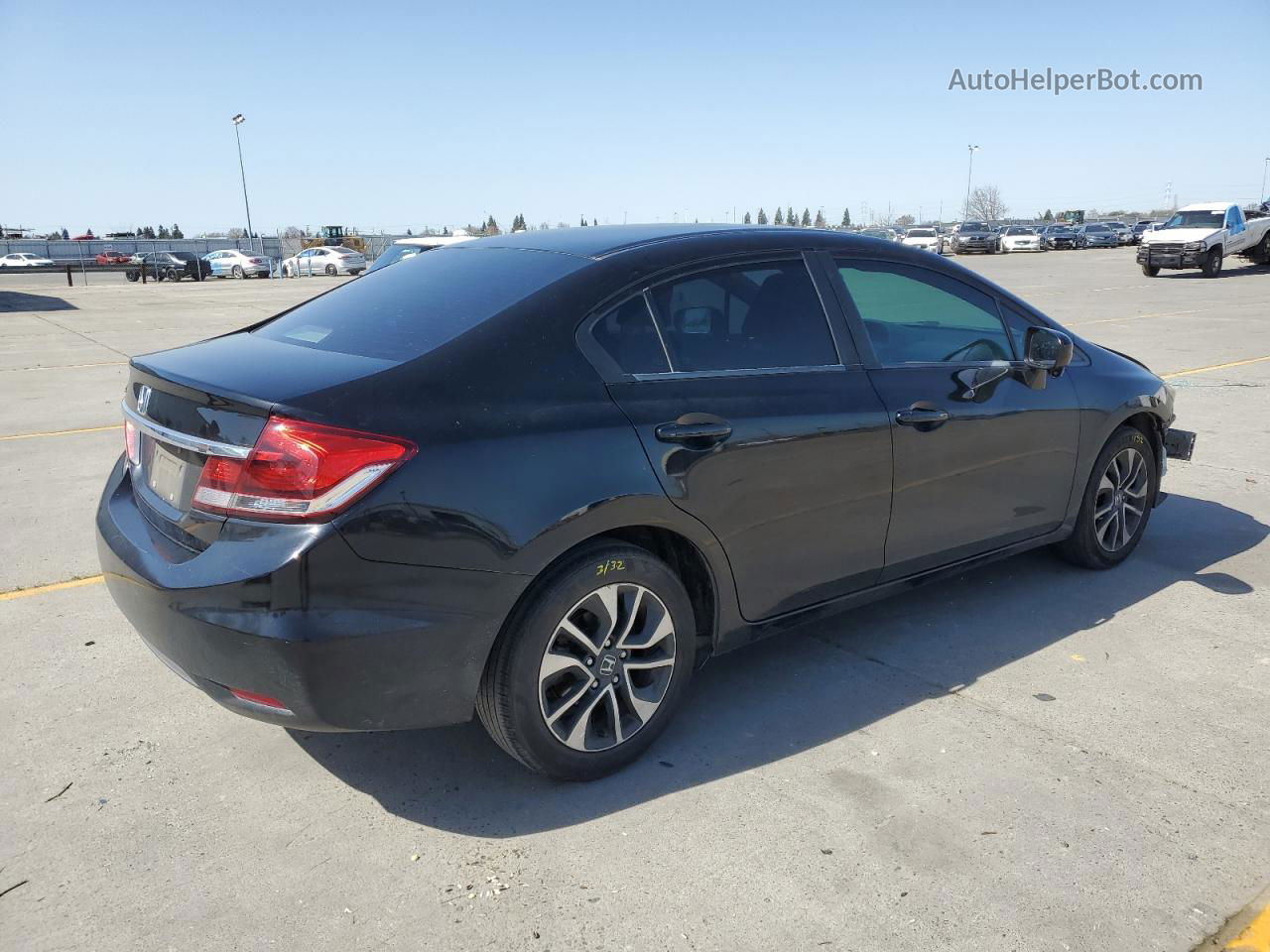 2015 Honda Civic Ex Черный vin: 19XFB2F87FE205179