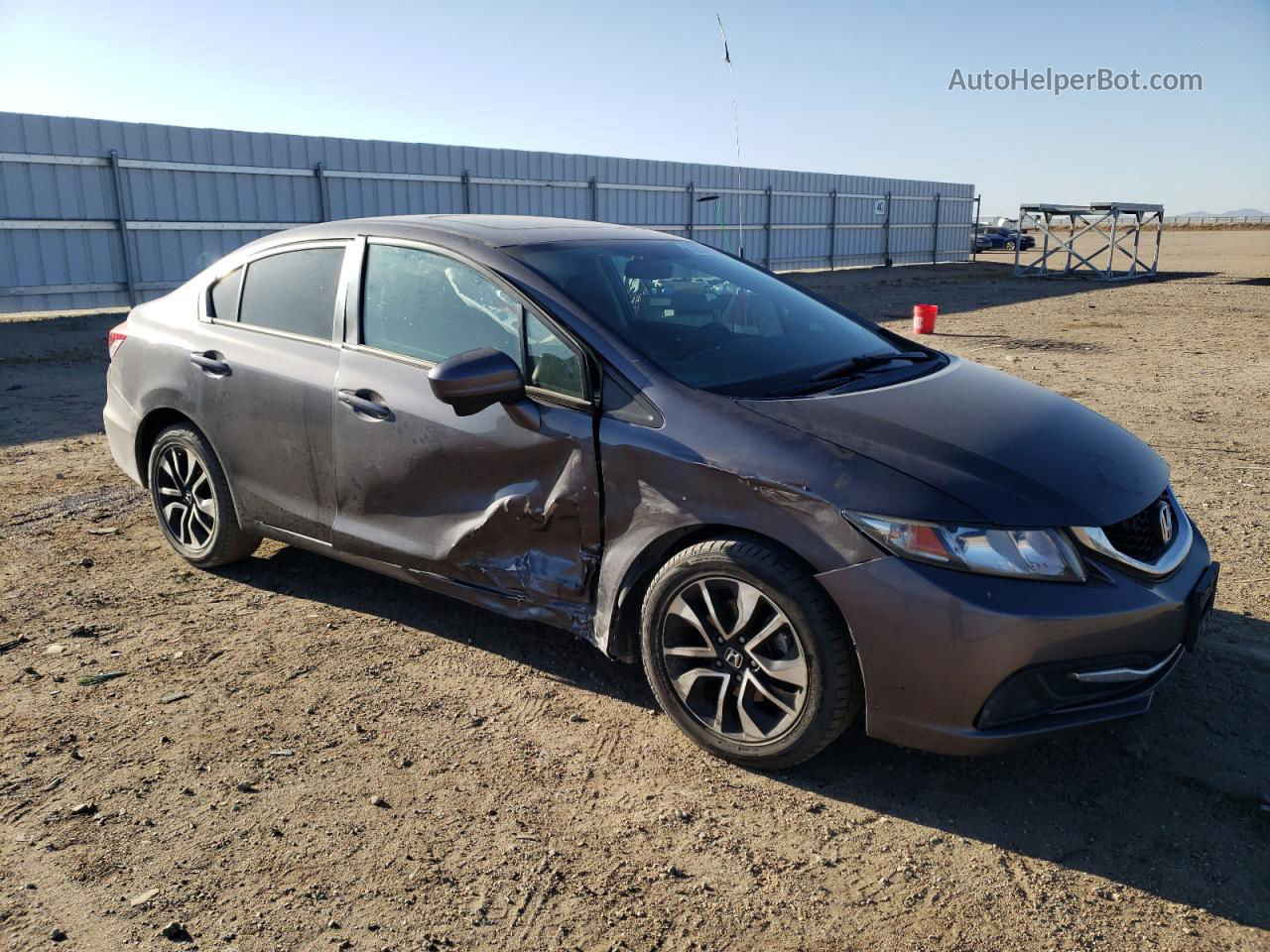 2015 Honda Civic Ex Gray vin: 19XFB2F87FE235699