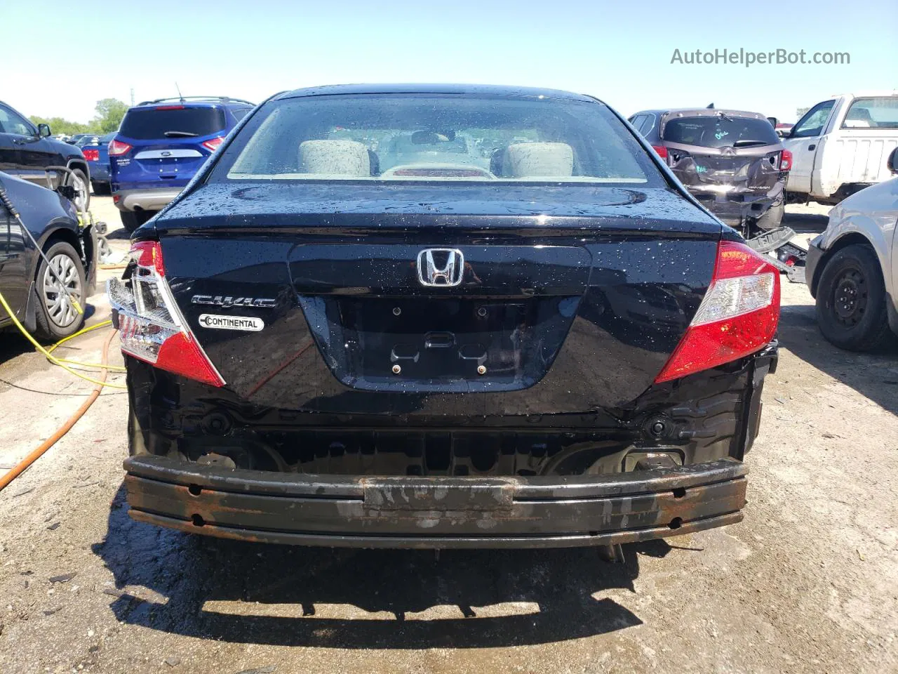 2012 Honda Civic Ex Black vin: 19XFB2F88CE063095