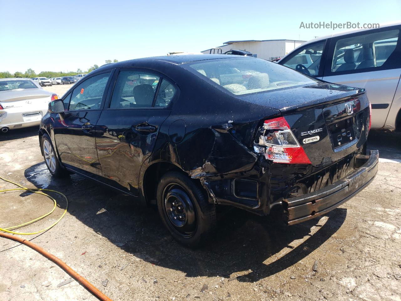 2012 Honda Civic Ex Black vin: 19XFB2F88CE063095