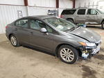 2012 Honda Civic Ex Серый vin: 19XFB2F88CE330400